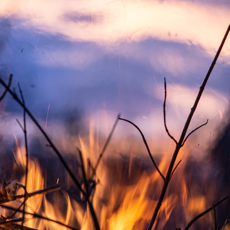 Photographie de Vincent Dufrène - série La flamme