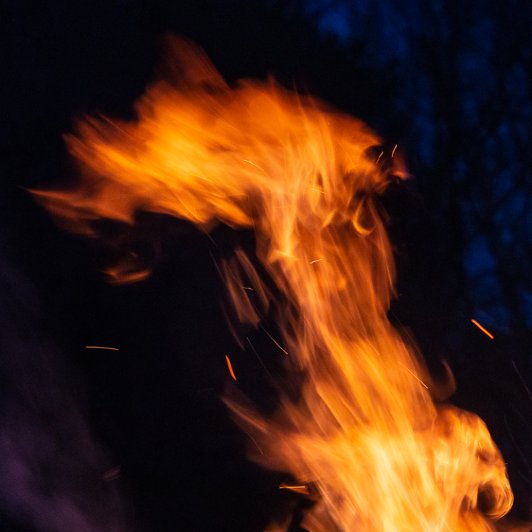 Photographie de Vincent Dufrène - série La flamme
