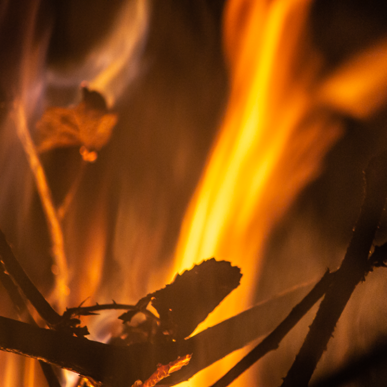 Photographie de Vincent Dufrène - série La flamme