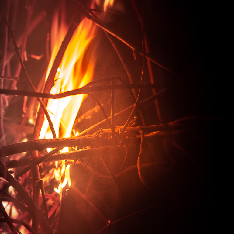 Photographie de Vincent Dufrène - série La flamme