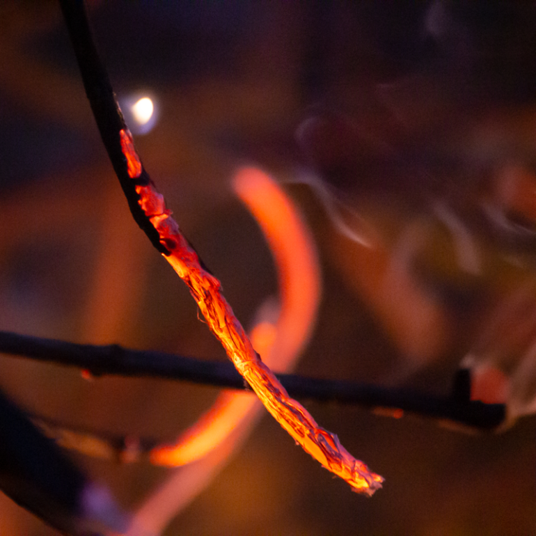 Photographie de Vincent Dufrène - série La flamme