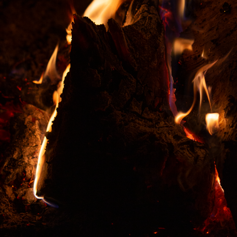 Photographie de Vincent Dufrène - série La flamme