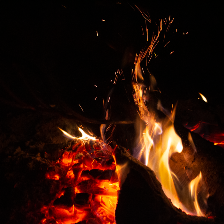 Photographie de Vincent Dufrène - série La flamme
