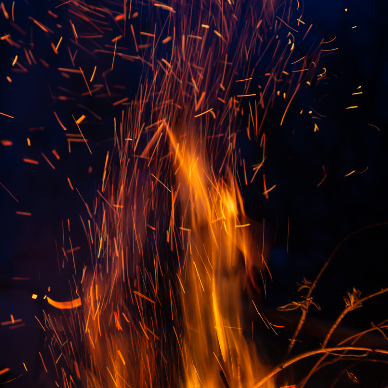 Photographie de Vincent Dufrène - série La flamme