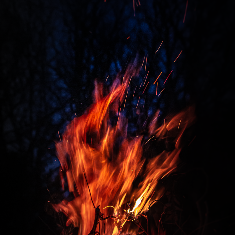 Photographie de Vincent Dufrène - série La flamme
