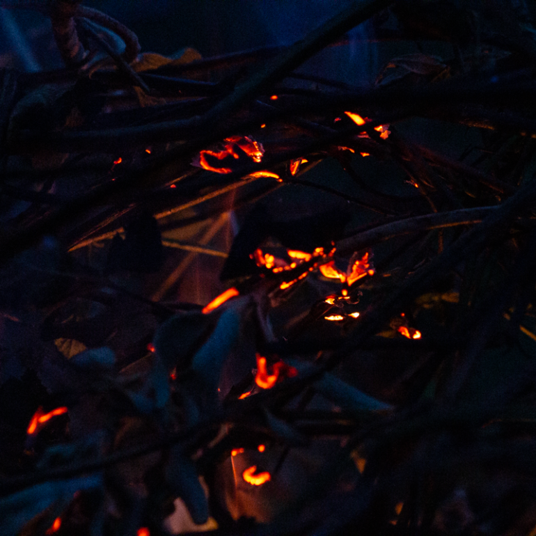 Photographie de Vincent Dufrène - série La flamme