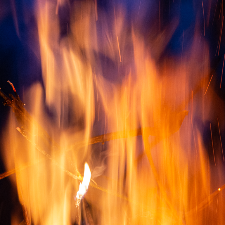 Photographie de Vincent Dufrène - série La flamme